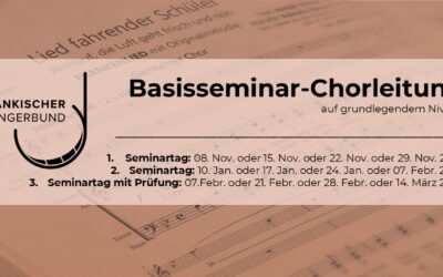 Basis-Seminar Chorleitung 2025/2026