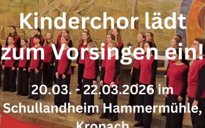 Der FSB-Kinderchor lädt zum Vorsingen ein!