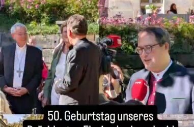 Unser Präsident Florian Luderschmid feiert seinen 50. Geburtstag.