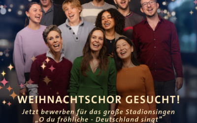 Mitmachen bei der ARD-Kampagne „Wir singen! Weihnachten in Deutschland“