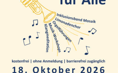 Musik Tag für alle Zuhöre. Ausprobieren. Mitmachen.
